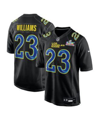 Men's Kyren Williams Black Los Angeles Rams Super Bowl LX Fashion Game Jersey
