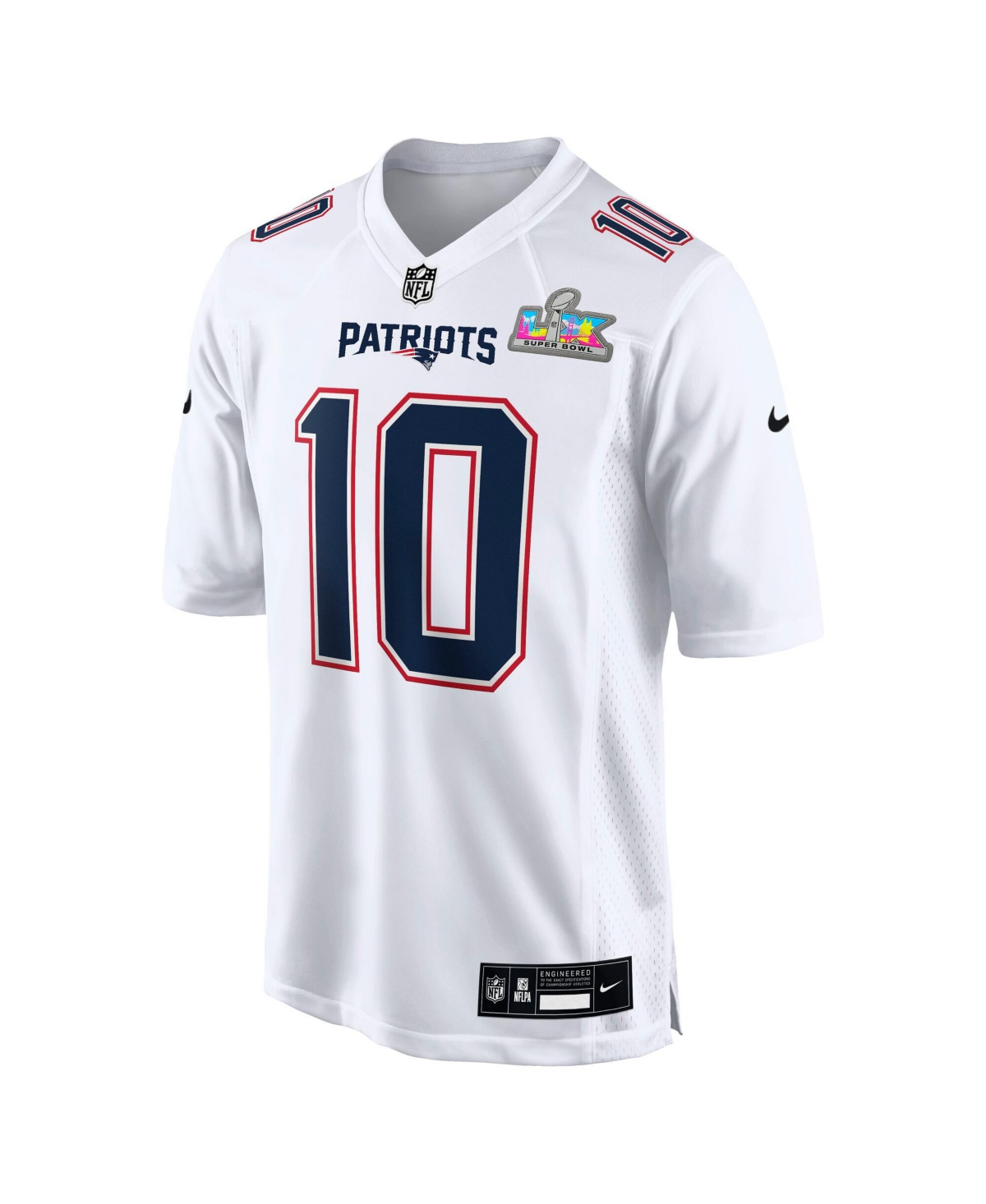 Nike Men's Drake Maye White New England Patriots Super Bowl Lx Fashion Game Jersey