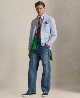 Men's Modern-Fit Seersucker Jacket