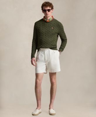 Men's Cable-Knit Cotton Sweater