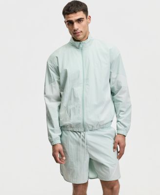 Men's Relaxed-Fit Color Blocked Track Jacket