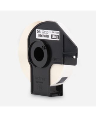 DK1203 0.66 in. x 3.4 in. Die-Cut File Folder Labels - White (1-Roll