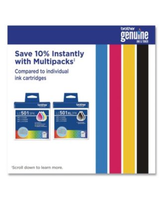 LC501XL2PKS 500 Page-Yield High-Yield Ink - Black (2/Pack