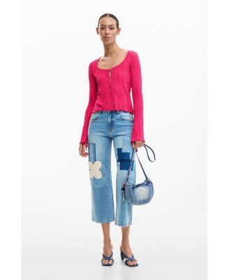 Women's Large crossbody wallet logo