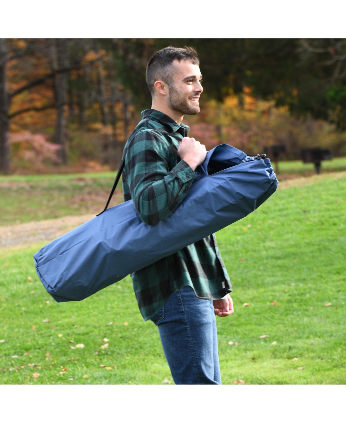 Camp & Go 3 x 2 x 3 ft Green Heavy Duty Folding Quad Chair