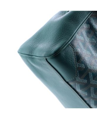 Mini Saigon Top Handle Bag Coated Canvas with Leather