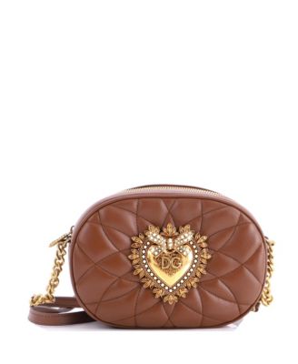 Small Devotion Camera Bag Quilted Leather