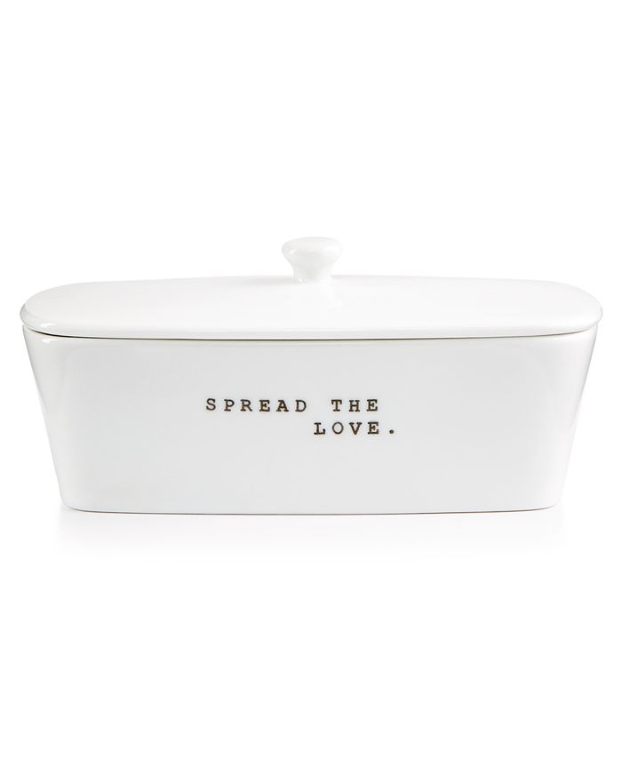 The Cellar - Whiteware Words Collection Spread the Love Covered Dish