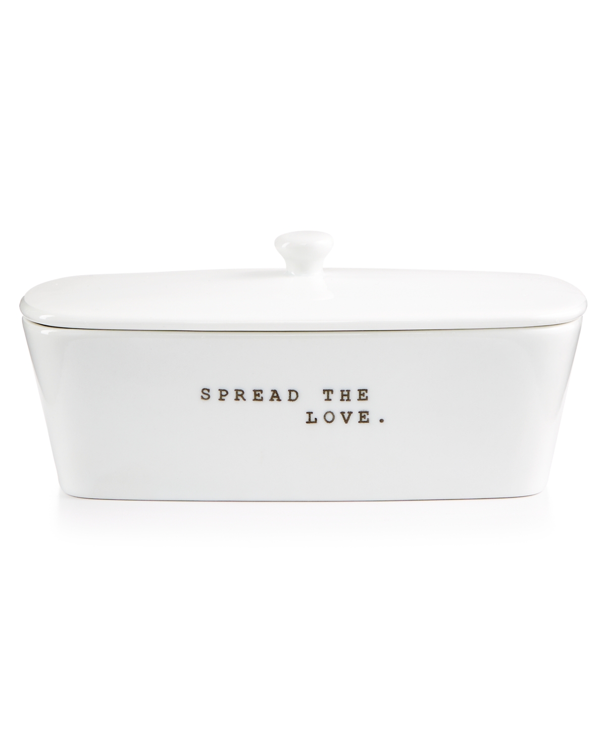 Whiteware Words Collection Spread the Love Covered Dish, Created for Macy's