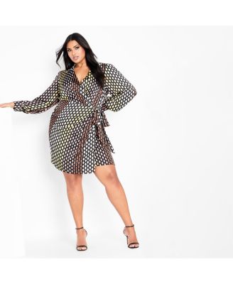 Women's Plus Size Genevieve Print Dress