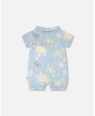 Baby Boys Muslin Romper