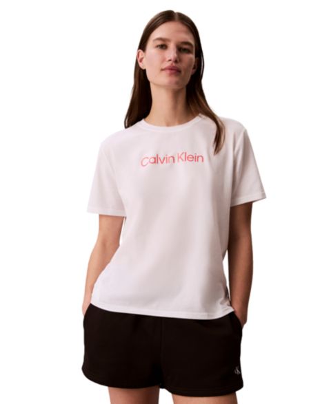 Женская футболка Calvin Klein Performance Commuter Short-Sleeve T-Shirt, цвет: Белый