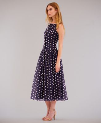 Women's Sleeveless Square Neck Midi Dress