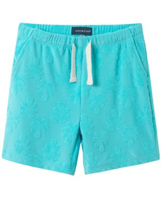 Boys' 2T-5 Hooded Swim Cover-Up & Pull-On Shorts, 2-Piece Set