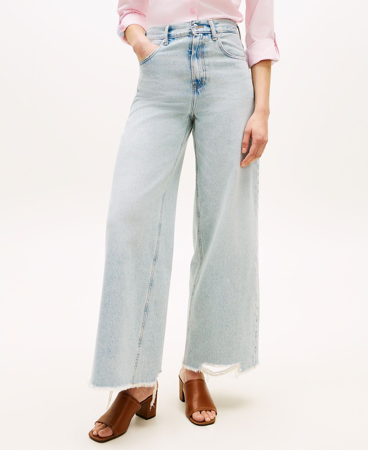 Tommy Hilfiger Women's Eve 70's Wide-Leg Ankle Jeans view 1 — MAYCSS fashion products