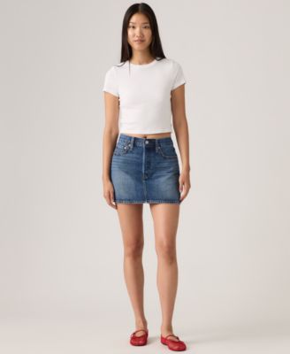 Women's Icon Cotton Denim Skirt