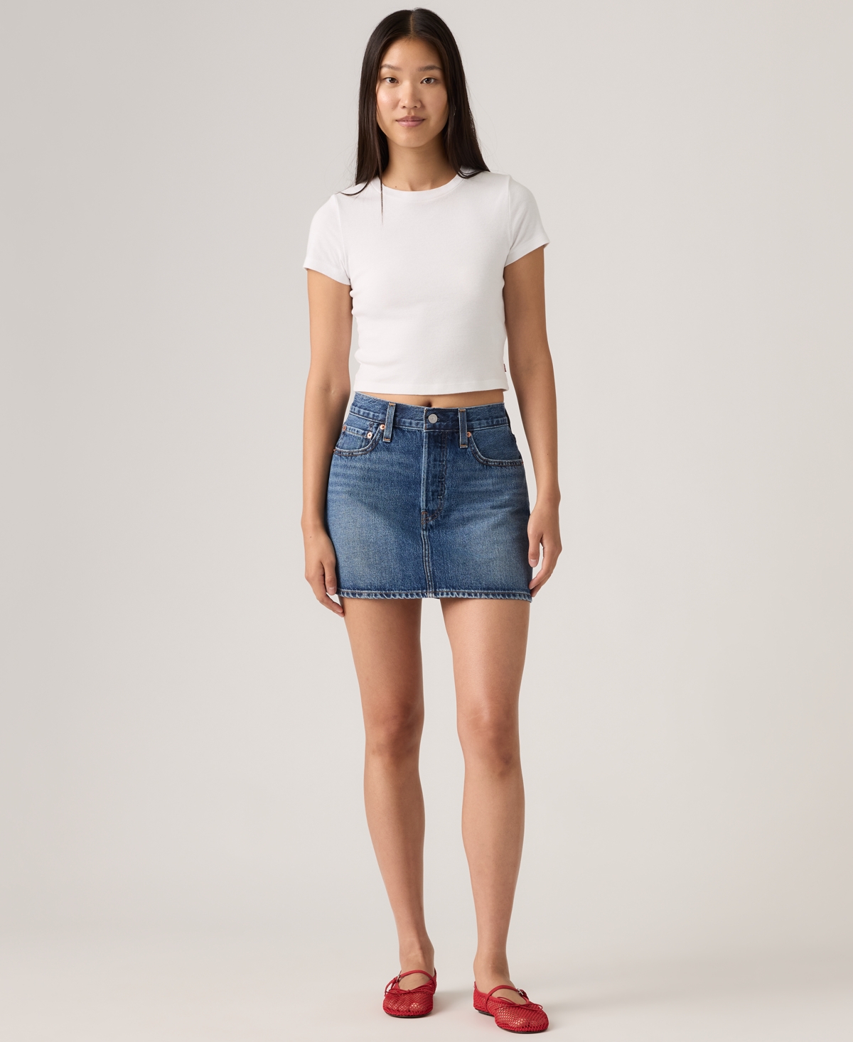 Levi's Women's Icon Cotton Denim Skirt