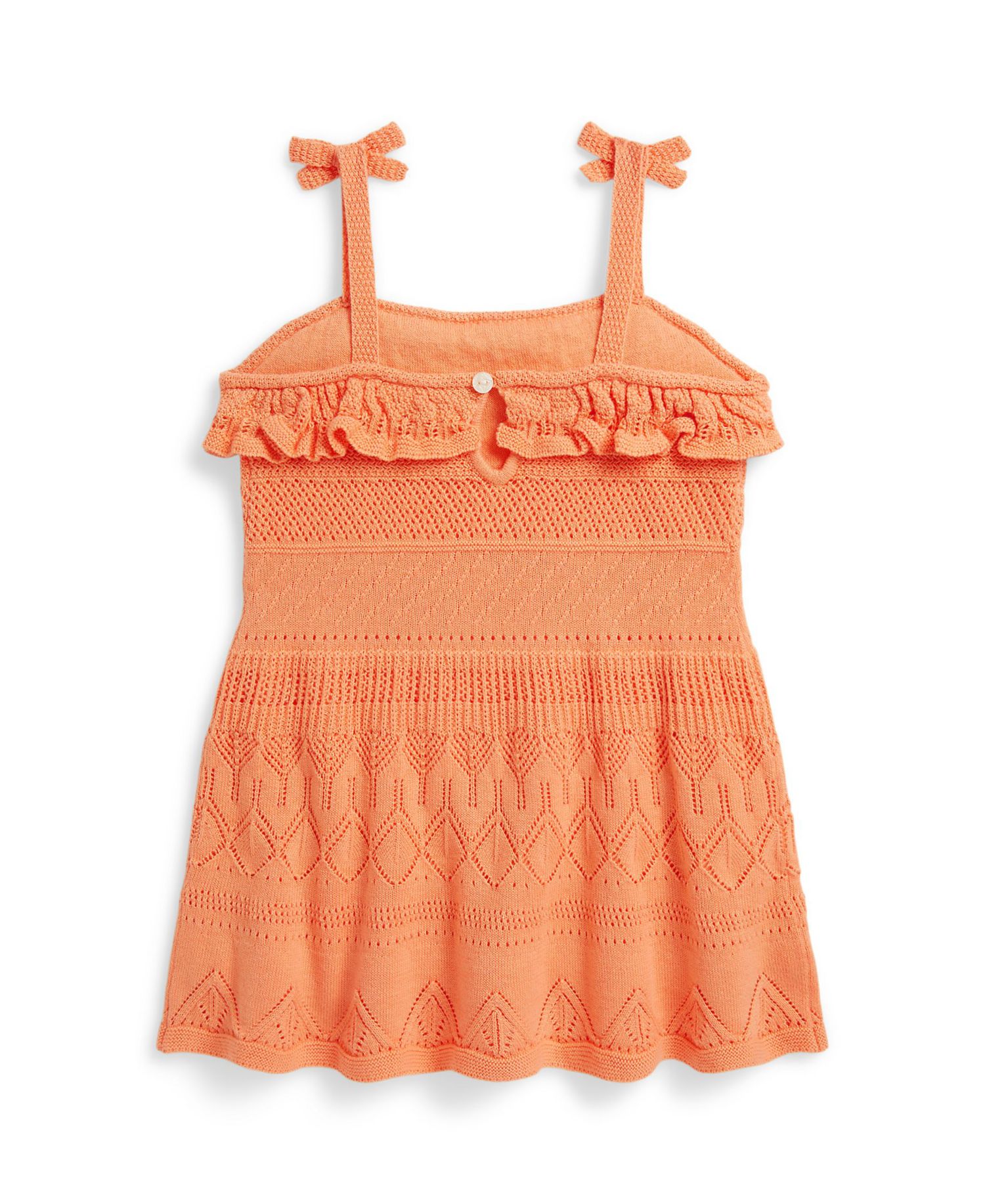 Baby Girls' Pointelle Cotton Sweater Dress