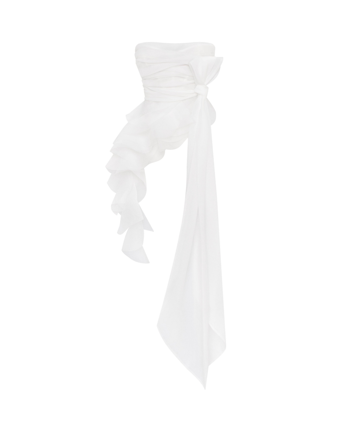 Milla Women's Dreamy off-shoulder blouse with meringue flounces