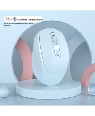 Minimalist Wireless Mouse, Mute & Easy-to-Use for Office/Gaming/Design, Travel-Friendly for Students & Professionals