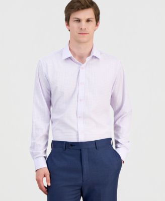 Men's Slim-Fit Performance Four-Way Stretch Dress Shirt