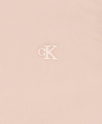 Girls' 4-6X Ribbed Round Neck T-Shirt and Pants, 2-Piece Set