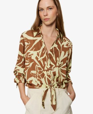 Women's Lover Printed Tie Shirt