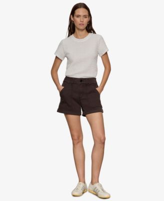 Women's Wander On Cuffed Hem Shorts