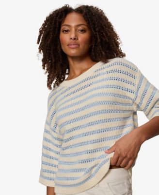 Women's Elle Bell-Sleeve Crew Neck Sweater T-Shirt