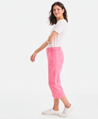 Women's Seamed Utility Capri Pants