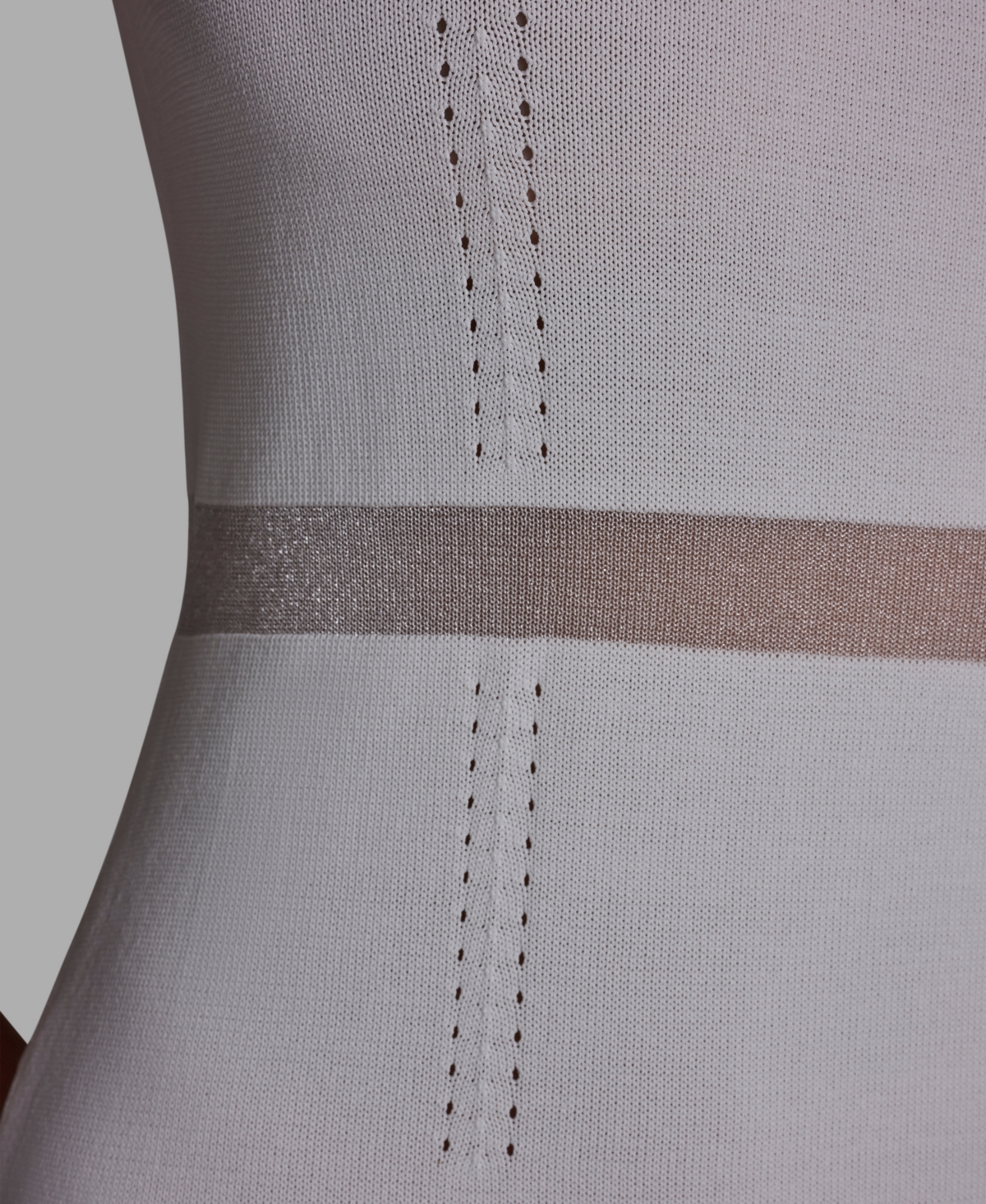 Bcbg Women's Sheer Detail Crewneck Midi Dress