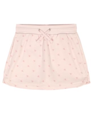 Girls' 7-16 Flocked Pull-On Skort