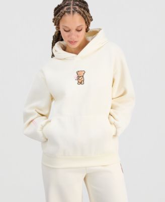 Juniors' Thank You Bear Hooded Sweatshirt