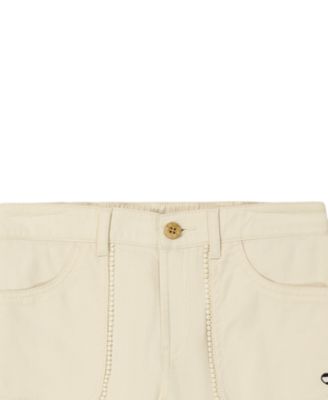 Girls' 7-16 Twill Wide-Leg Pants