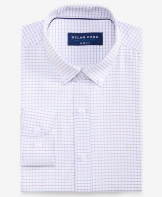 Men's Slim-Fit Performance Four-Way Stretch Dress Shirt