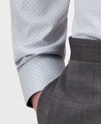 Men's Slim-Fit Performance Four-Way Stretch Dress Shirt