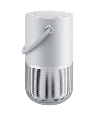 Portable Home Speaker, Luxe Silver - With Bose Charging Cradle for Home Speaker, Luxe Silver