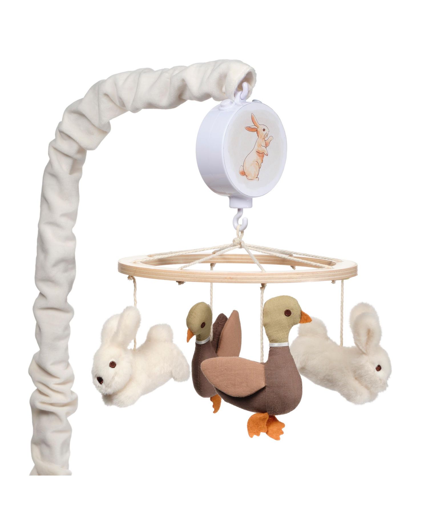 Bunny Hop Musical Crib Mobile