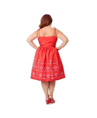 Plus Size 1950s Bobbie Swing Dress