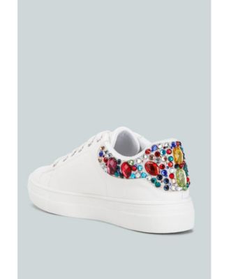 Women Gems Diamante Embellished Sneakers