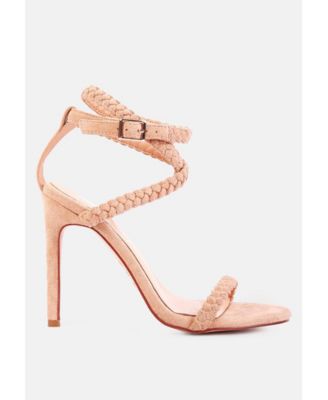 Womens Sherri Ankle Braided Strap High Heel