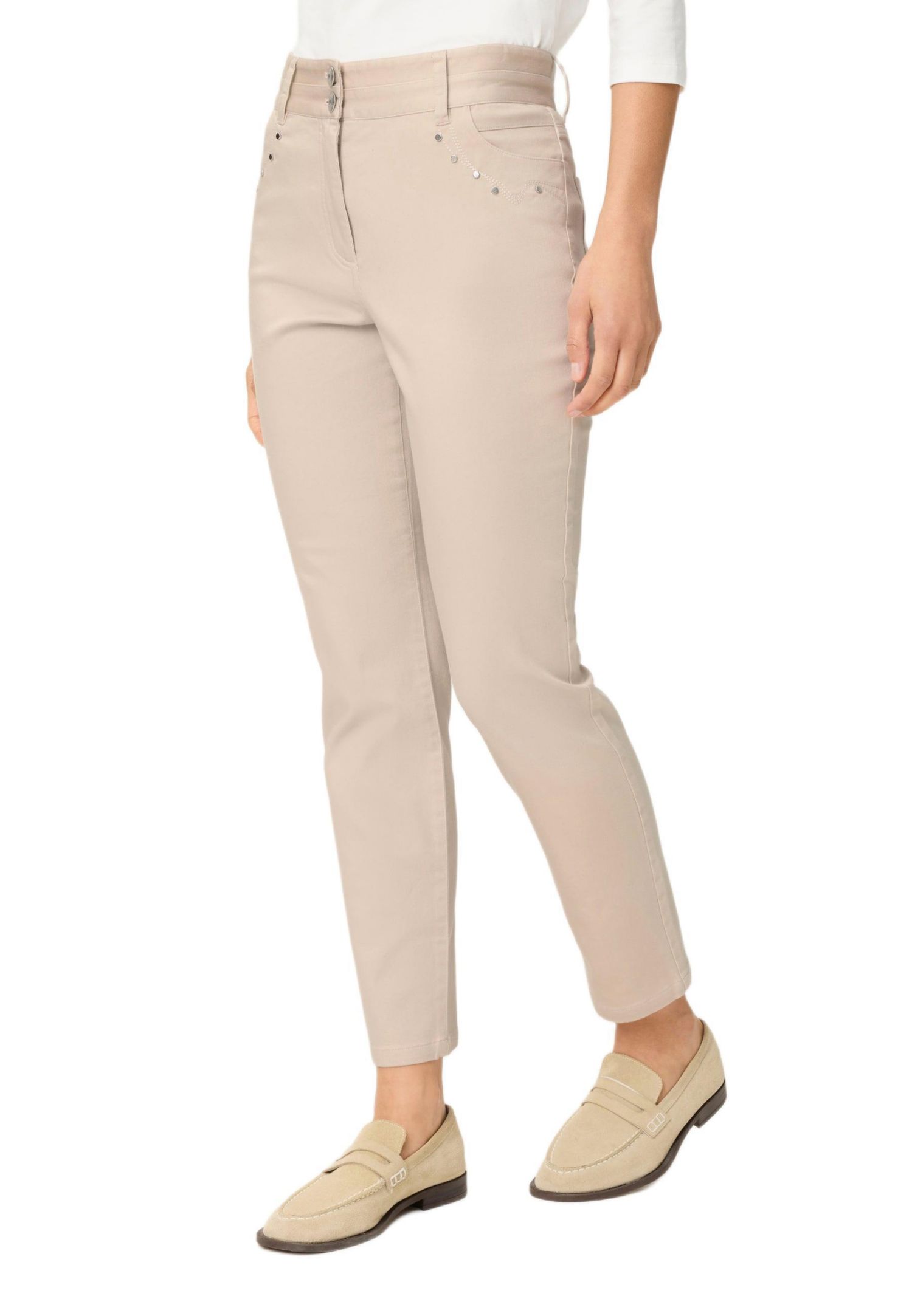 Women's Stretch Cotton Cropped Pant