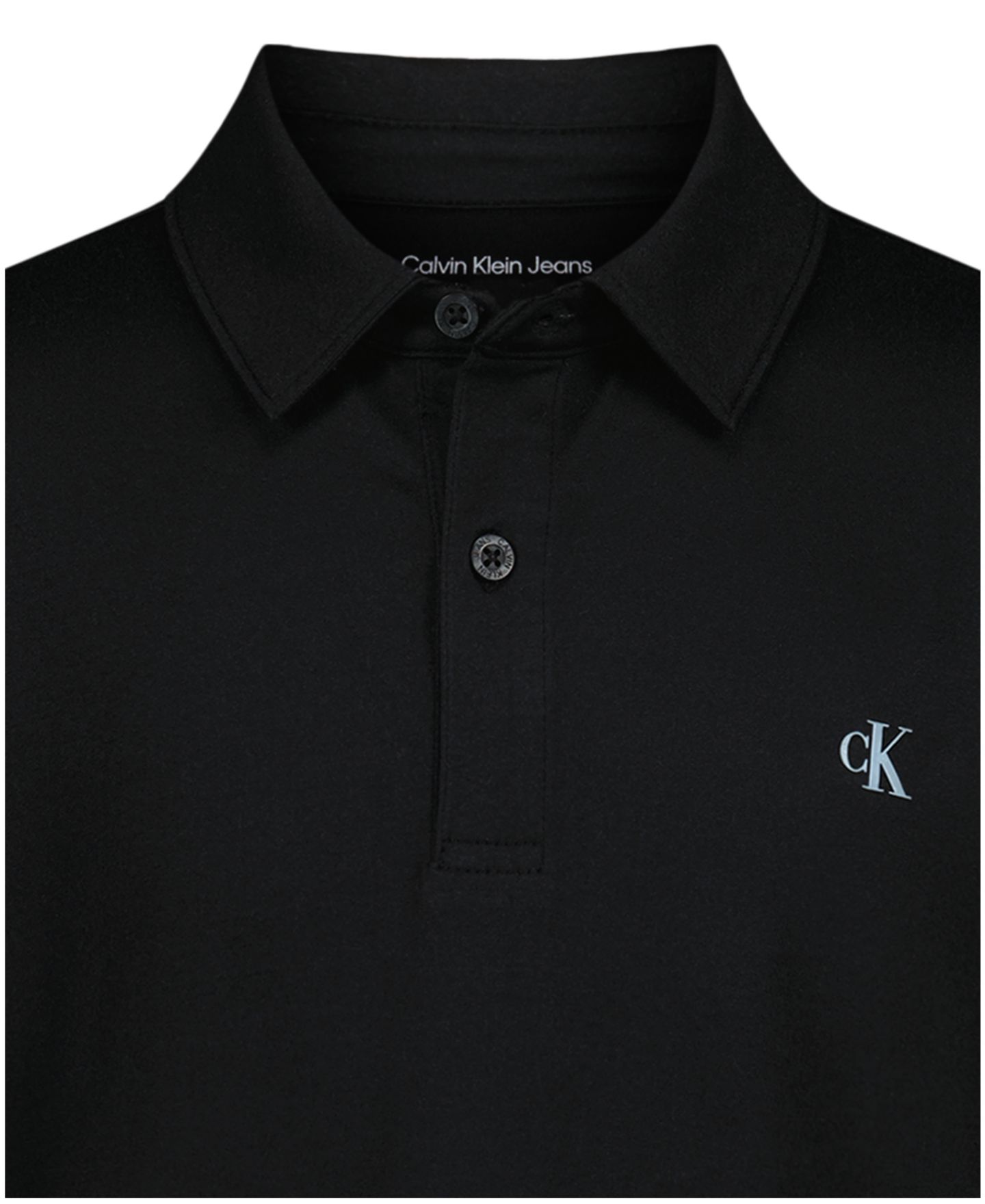 Поло Calvin Klein Short-Sleeve Tech Polo для мальчиков, цвет: Чёрный — фото 4