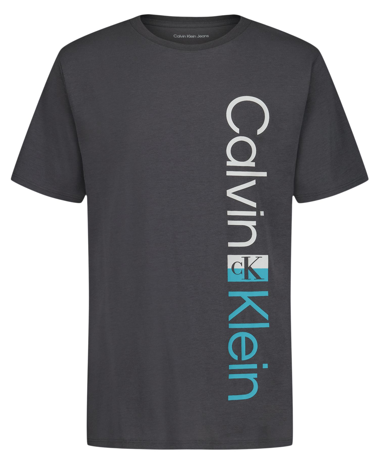Boys' 8-20 Vertical CK Short-Sleeve Crewneck T-Shirt