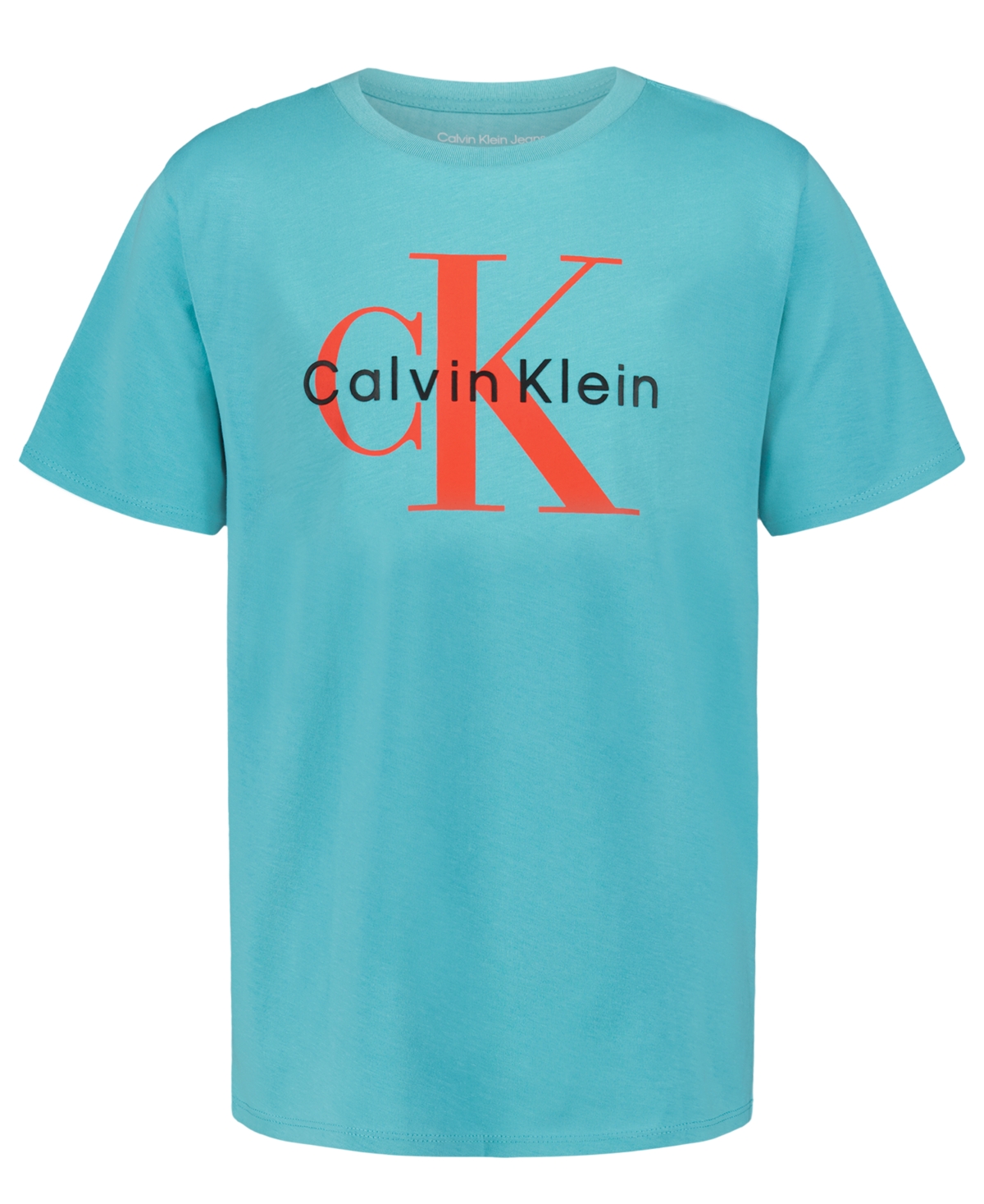 Calvin Klein Boys' 8-20 Monologo Crewneck T-Shirt