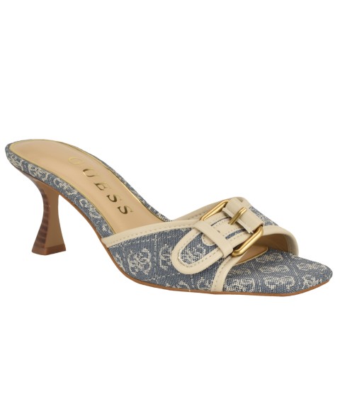 Женские сандалии GUESS Women's Dista Buckle Kitten Heel Dress Sandals