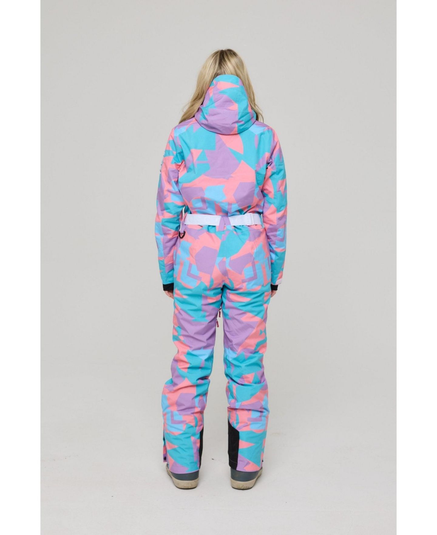 Женские куртки OOSC Del Mar Ski Suit, цвет: Розовый / Синий — фото 6