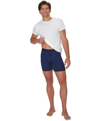 Men's Ultimate Solid Boxer Briefs, 4-Pack