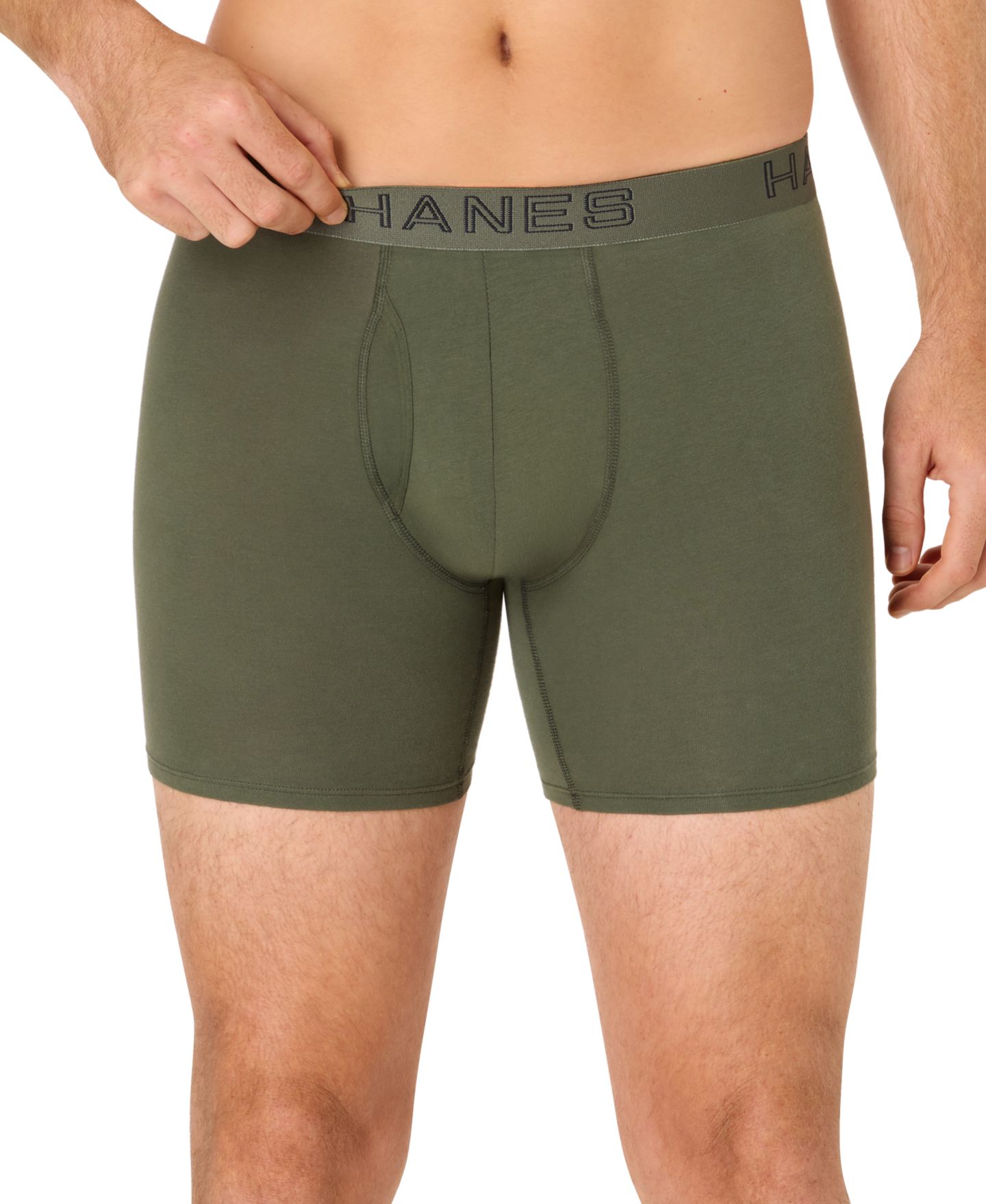 Трусы-боксеры Ultimate для мужчин, стрейч, 3 шт. — Hanes, цвет: Assorted Colors — фото 3