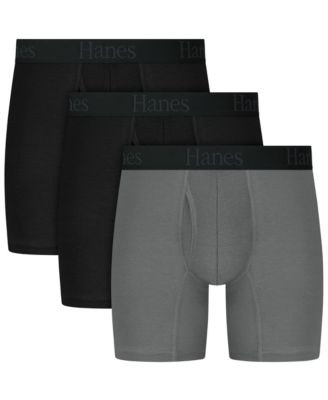 Men's Ultimate Comfort Flex Fit Assorted Boxer Briefs, 3-Pack